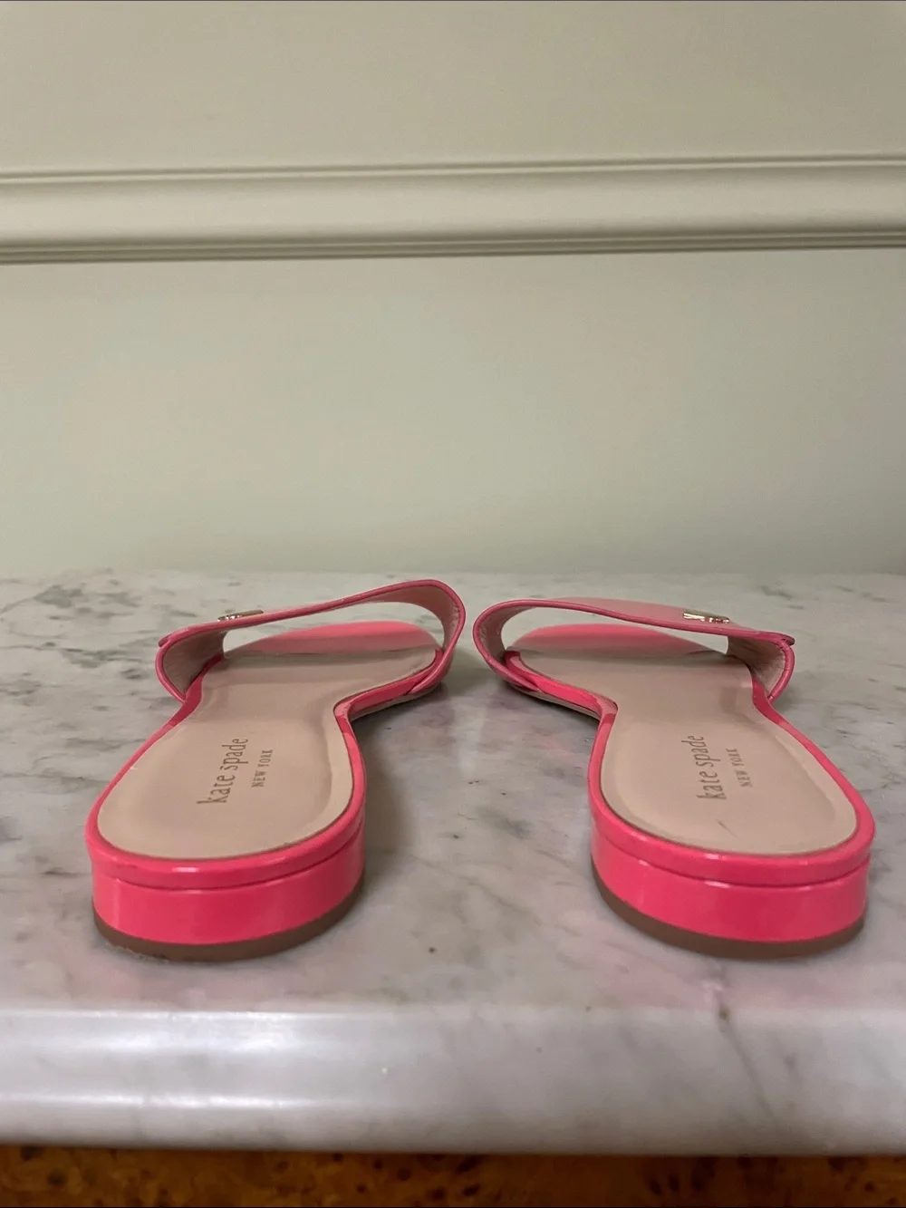 Kate Spade Farrow Patent Leather Sandals - Size 10.5